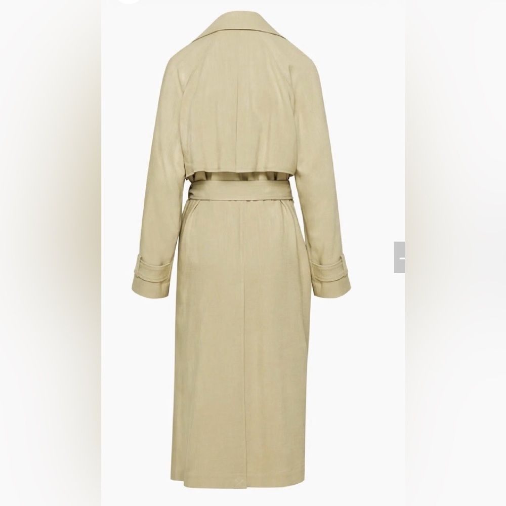 Aritzia Babaton cultivate trench coat, NWT size L, Wicker Tan, MRS $298 - Picture 10 of 11